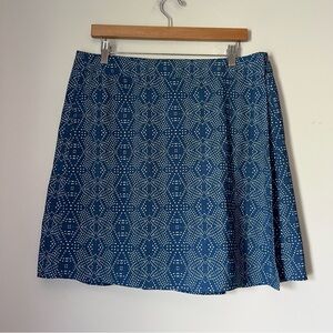 Rip Skirt Hawaii Blue Geometric Print Ocean Surf Wrap Swim Cover Skirt Beach